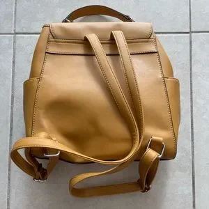 NINE WEST Mustard Yellow Backpack Nine West | Bags | Nine West Mustard Yellow Medium Backpack  main image 4